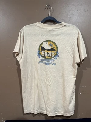 Vintage Frog Design Spats Restaurant Advertising T-Shirt Single Stitch - Image 1 of 4