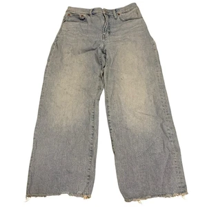Madewell Perfect Vintage Wide Leg Crop Jeans Gr. 29 Denim Light Wash - Bild 1 von 9