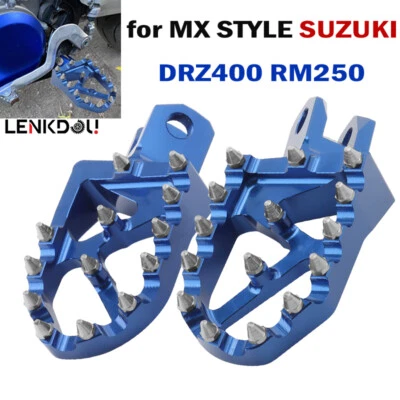 Подножки педали с ЧПУ MX Style для Suzuki DRZ400/E/S RM250 - Изображение 1 из 4