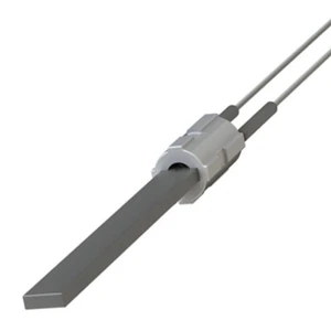 Black Quartz Crystal Pellet Stove Ignition Resistor, with Flanges - Picture 1 of 2