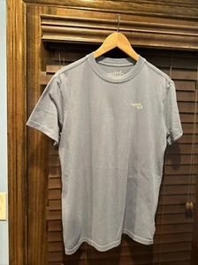 Reel Life Mens M Blue Short Sleeve Logo Shirt Crew Neck - Picture 1 of 5