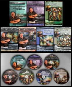 Painting Instruction, Art, How To DVD set of 7, narrated by Michael Lang , 12Hrs - Picture 1 of 3
