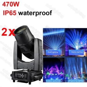 2pcs Waterproof IP65 470W Sky Beam Moving Head Light for Outdoor Stage Concert - Picture 1 of 8