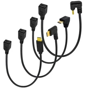 Cable convertidor de datos de carga rápida USB C 3.1 macho a mini USB B hembra 0,25 m - Imagen 1 de 10
