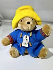 Eden Toys Paddington Bear Plush With  Yellow Hat And Blue Coat 14"