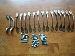 16 Vintage Antik Messing Oberfläche Küchenschrank Schrank Zuggriffe 5 Zoll - Bild 1 von 6