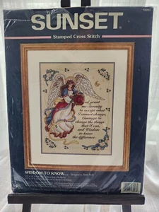 Dimensioni punto croce vintage 1997 saggezza da sapere 13093 - aperto mai usato - Foto 1 di 8