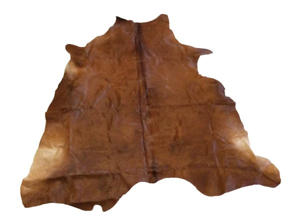 Cowhide Area Rug - Dark Brown - Rustic -  72" W x 87" - Perfect GRADUATIONGift ! - Image 1 of 4