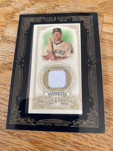 Allen & Ginters Topps 2012 Chris Iannetta Fabric - Picture 1 of 2