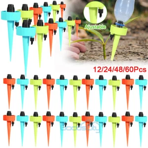 12-60 Packs Plant Waterer Self Watering Spikes Devices with Slow Release Control - Picture 1 of 25