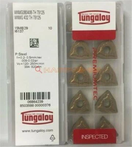 10Pcs Tungaloy Carbide Insert WNMG080408-TH T9125 WNMG432-TH - Picture 1 of 1