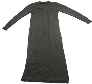 C By Bloomingdales Sweater Dress Womens XS Black Cashmere Long Sleeve V Neck - Picture 1 of 9
