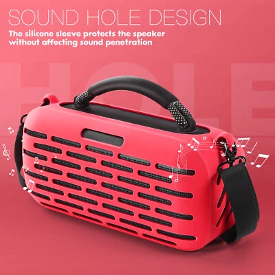 Funda de transporte de silicona para altavoz BT portátil Bose SoundLink Max Foto 1 de 4