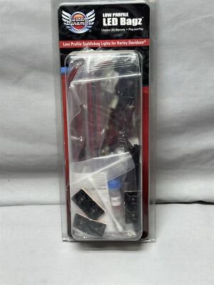 Custom Dynamics LED Bagz Red Saddle Lights for Harley-Davidson 97-13 CD-LP-HD-R  - Image 1 of 4