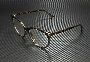 GUCCI GG0093O 002 Round Oval Havana Women's Eyeglasses Frame 53 mm