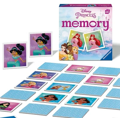 Ravensburger - Mini Memory: Princesas Disney, Juego de Mesa, Juego de Mesa Niños - Photo 1/4