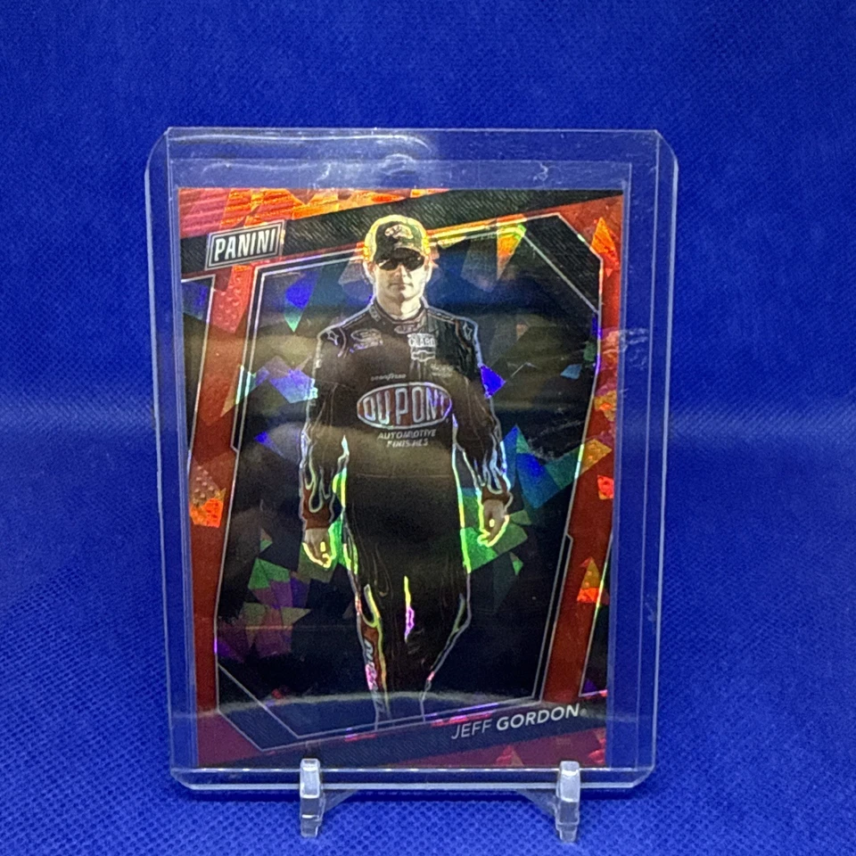 2023 Panini National Convention VIP Red Prizm #67 Jeff Gordon Numbered  /199 - Image 1 of 2