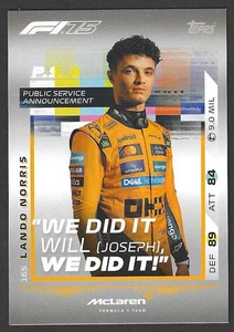 2025 Topps Turbo Attax #165 Lando Norris PSA - Picture 1 of 3