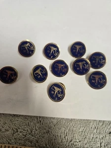 lotto di 10, spille Massachusetts spille, MCS con simbolo medico - Foto 1 di 3