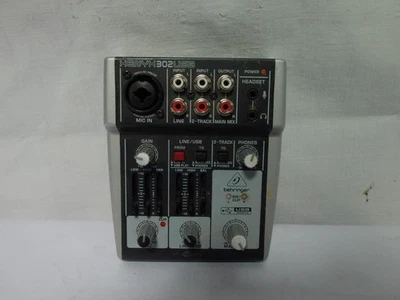 Behringer XENYX 302USB 5-Input Professional DJ Mixer USB Interface (J669) - Image 1 of 4