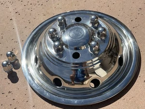 92-23 16" Ford E350 E450 Motorhome Dually Wheel cover front snap on single new - Picture 1 of 10