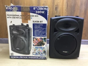 Ibiza SLK8A-BT Altavoz Full Range Negro I32826 - Imagen 1 de 5