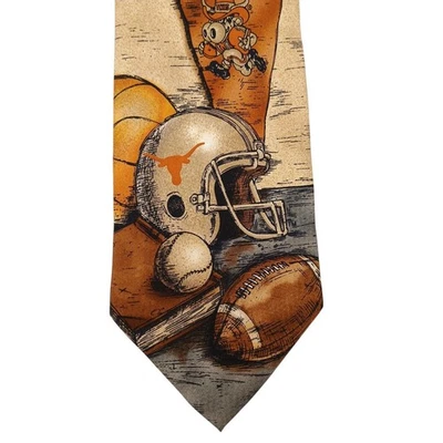 Corbata de fútbol americano Eagles Wings para hombre 57" 100 % SEDA VT Virginia Tech College Foto 1 de 4