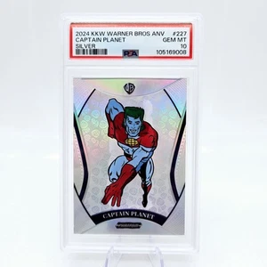 2024 Kakawow Warner Bros Captain Planet #227 Silver Holo PSA 10 - Picture 1 of 2