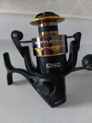 Carrete giratorio de pesca de agua salada Penn Battle IV 5000 BTLIV5000, ¡nuevo combo apagado! Foto 1 de 4