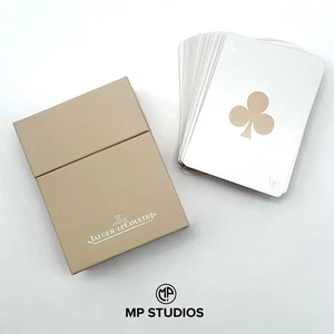 Tarjetas de juego Jaeger-LeCoultre borde dorado AD VIP regalo coleccionable - Imagen 1 de 6