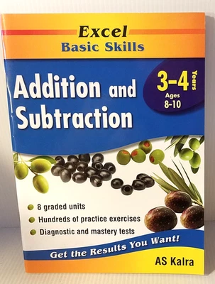 Excel Basic Skills Years 3-4 Addition & Subtraction by A.S. Kalra - Image 1 of 4