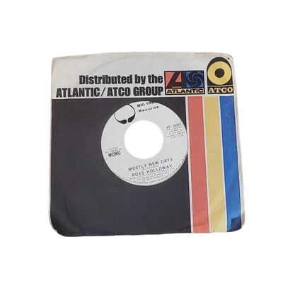 Ross Holloway Mostly New Days WLP Promo 45 1974 Stereo & Mono Versions Foto 1 de 4