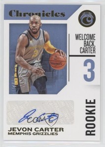 2018 Panini Chronicles Signatures Gold /10 Jevon Carter #RC-JVC Rookie Auto RC