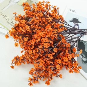 6 Pcs Halloween Fall Artificial Flowers Home Wedding Party Decor Decorations - Picture 1 of 7