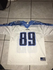 adidas NFL Jersey Tennessee Titans Wychek Mens Sz Large White Used - Picture 1 of 12