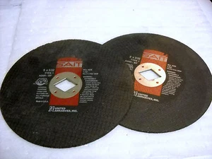 Lot of (2) New Sait 8" x 3/32" Abrasive Cut-Off Wheels, Type 1,  A24R-BF, 23258 - Picture 1 of 4