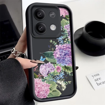 Flower For Xiaomi Redmi Note 13 12 11 Pro 13T Poco F6 Pro Matte Soft Case Cover - Image 1 of 4