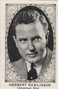 original 1920s Herbert Rawlinson american carmel company movie card very nice