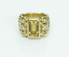 Elizabeth Rand 18K Yellow Gold Topaz Ring