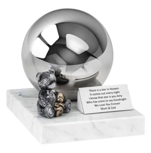 Infant&child cremation urn for ashes Teddy Bear Unique Baby Cremation Urn ,  - Picture 1 of 8