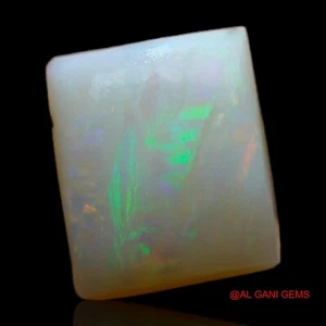 Natural Fire Opal Wirewrap Jewelry Supply Square Rough 3.00 Cts 9x8x5 mm - Picture 1 of 11