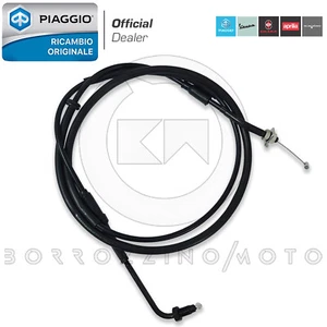 CAVO TRASMISSIONE APERTURA GAS ORIGINALE PIAGGIO BEVERLY EURO 3 500 2006-2008 - Picture 1 of 3