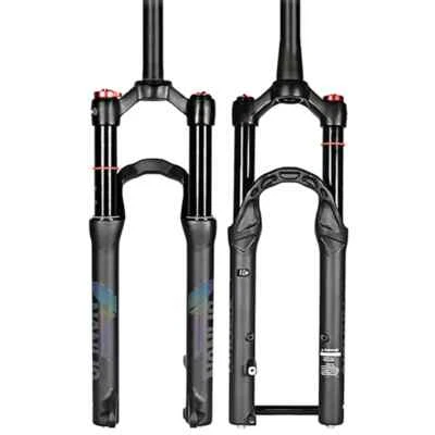 Mountain Bike Air Suspension Front Fork 20/24inch Travel 140mm Straight Tapered - Image 1 of 4