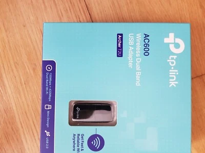 TP-LINK AC600 Wireless Dual Band USB Adapter - Archer T2U - Image 1 of 2