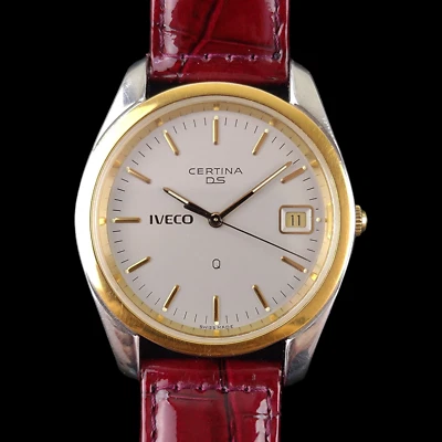 Rare Vintage CERTINA DS for IVECO - 1980s - Steel / Gold - Quartz - 36mm - Swiss - image 1 of 4