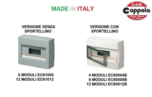 CENTRALINO DA PARETE CON E SENZA PORTA ELETTROCANALI VARI VERSIONI DISPONIBILI - Foto 1 di 3