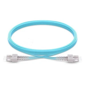 Cable de fibra óptica multimodo SC UPC a SC UPC dúplex 2,0 mm PVC 10G OM3 - 6329 - Imagen 1 de 1