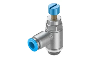 Válvula de control de flujo unidireccional FESTO GRLA-1/8-QS-4-RS-D 197580 nueva✦Kd - Imagen 1 de 7