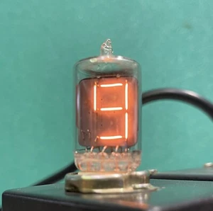 Lot of 6 vintage numitron tube IEE APOLLO DA-2000 for nixie clock, set#1 - Picture 1 of 10