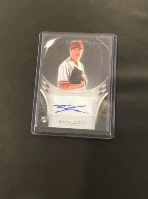 TYLER SKAGGS 2013 Bowman Sterling RC AUTO BSAR-TS Angels Rip Mint - Image 1 of 3